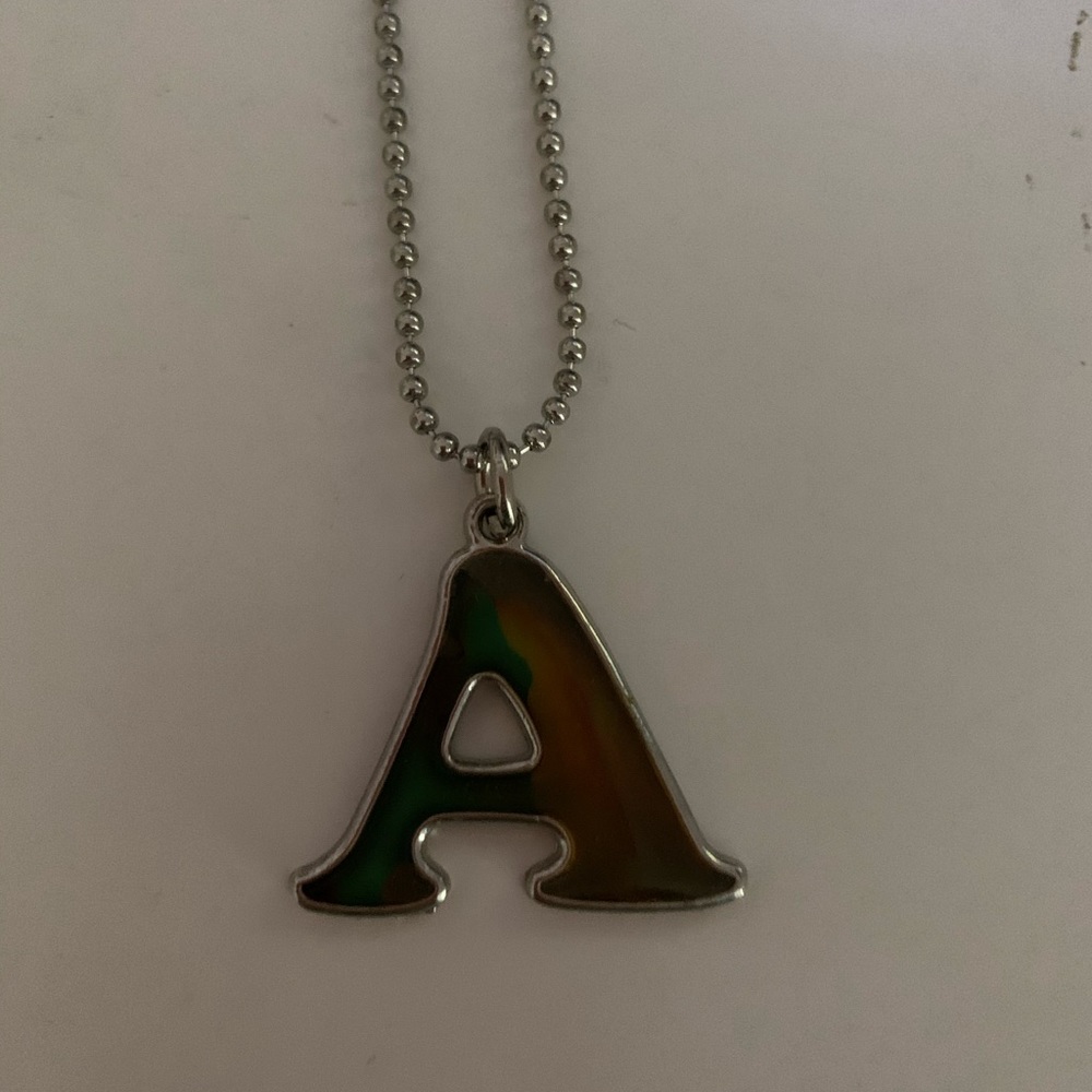 Claire’s “A” Mood Necklace